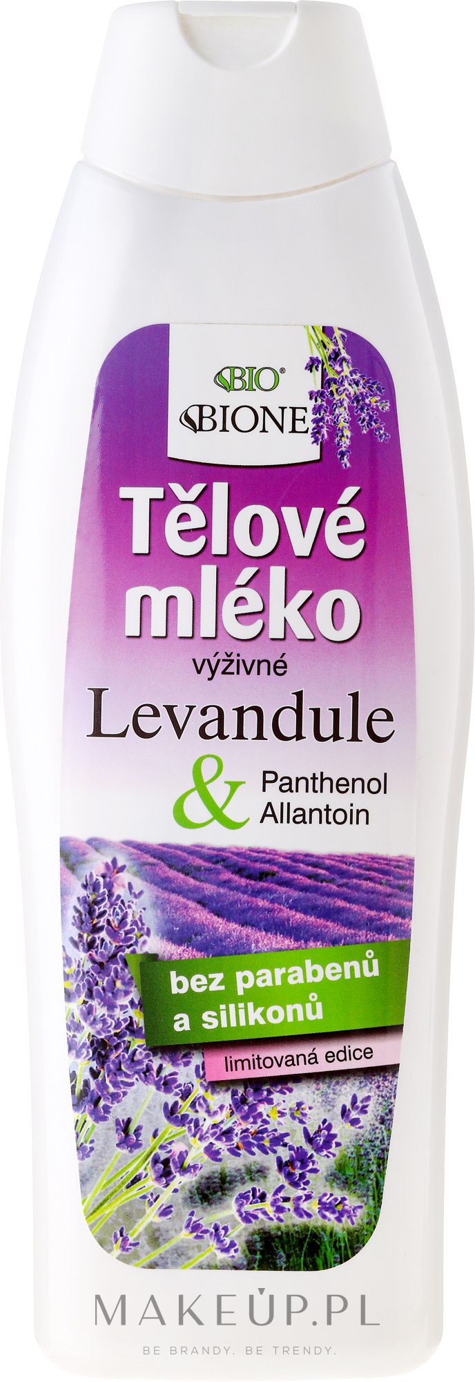 Mleczko do ciała z lawendą - Bione Cosmetics Lavender Body Lotion — Zdjęcie 500 ml