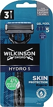 Jednorazowe maszynki do golenia , 3 szt. - Wilkinson Sword Hydro 5 Razor — Zdjęcie N1