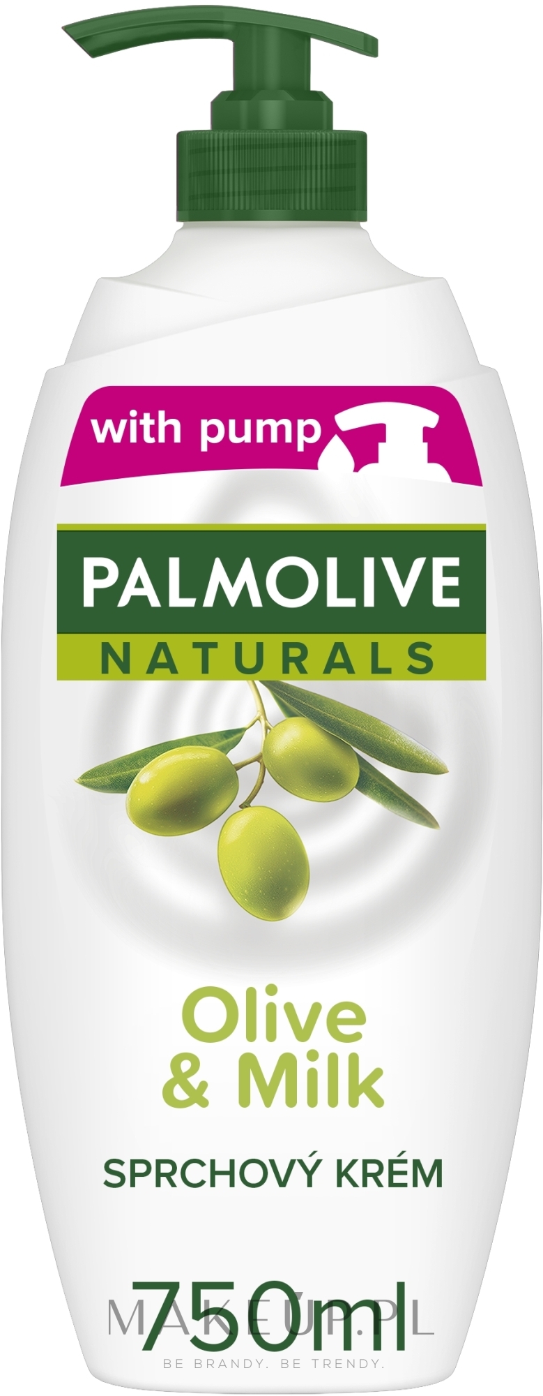 Kremowy żel pod prysznic mleko i oliwka - Palmolive Naturals Olive&Milk — Zdjęcie 750 ml