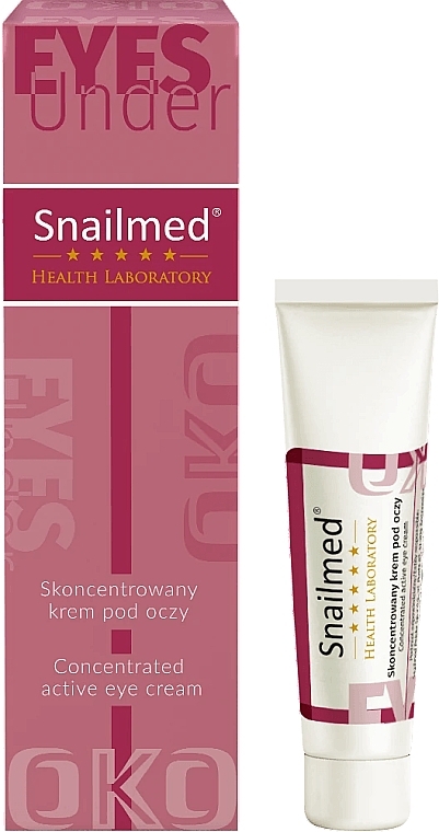 Skoncentrowany krem pod oczy na zmarszczki - Snailmed B-tox Like Active Eye Cream — Zdjęcie N1