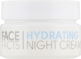 Krem do twarzy na noc z pączkami modrzewia i naturalną witaminą C - Face Facts Hydrating Night Cream — Zdjęcie N2