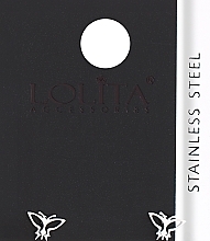 Kolczyki damskie, motyle, srebrne - Lolita Accessories — Zdjęcie N1