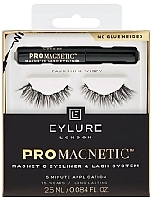 Kup Zestaw - Eylure Pro Magnetic Kit Faux Mink Wispy (false/eyelashes + eyeliner/2.5ml)