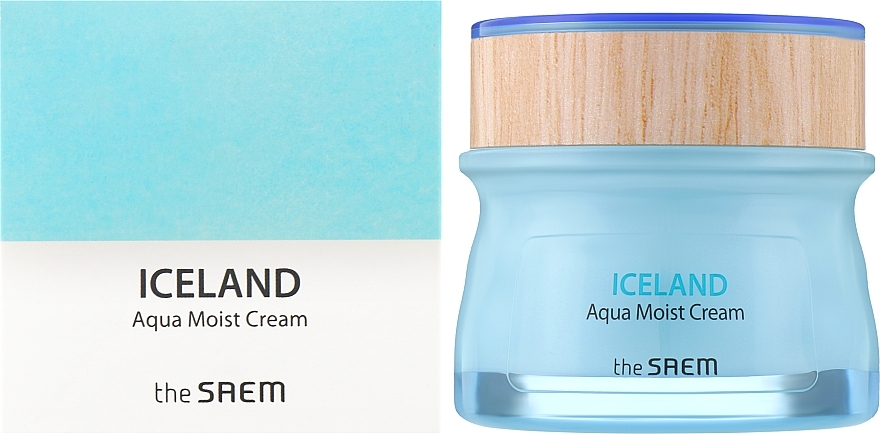 Nawilżający krem do twarzy - The Saem Iceland Aqua Moist Cream — Zdjęcie N2