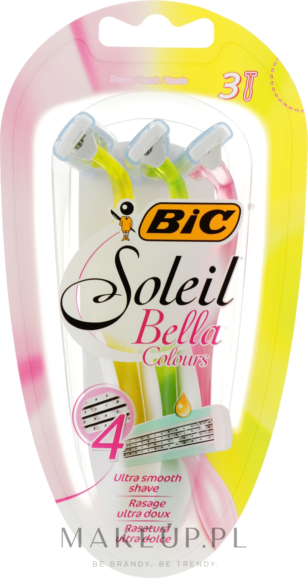 Maszynki do golenia, 3 szt. - Bic Soleil Bella Colours — Zdjęcie 3 szt.