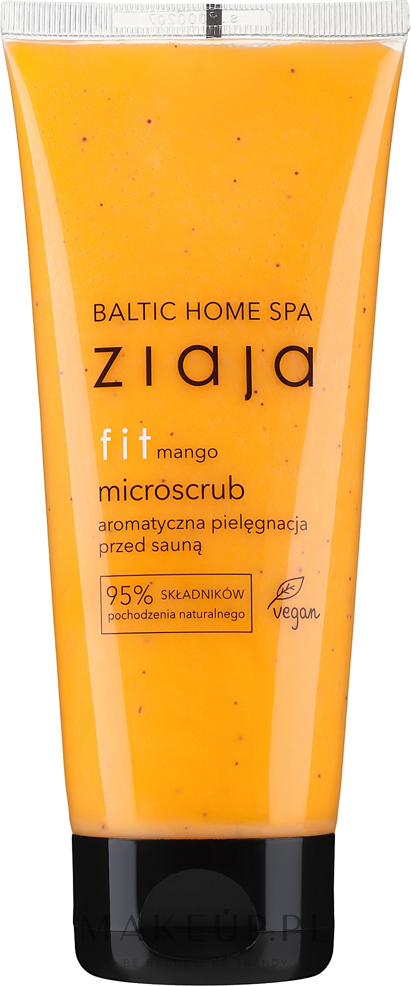 Microscrub przed sauną Mango - Ziaja Baltic Home Spa FIT Microscrub Mango Care Before Sauna — Zdjęcie 190 ml