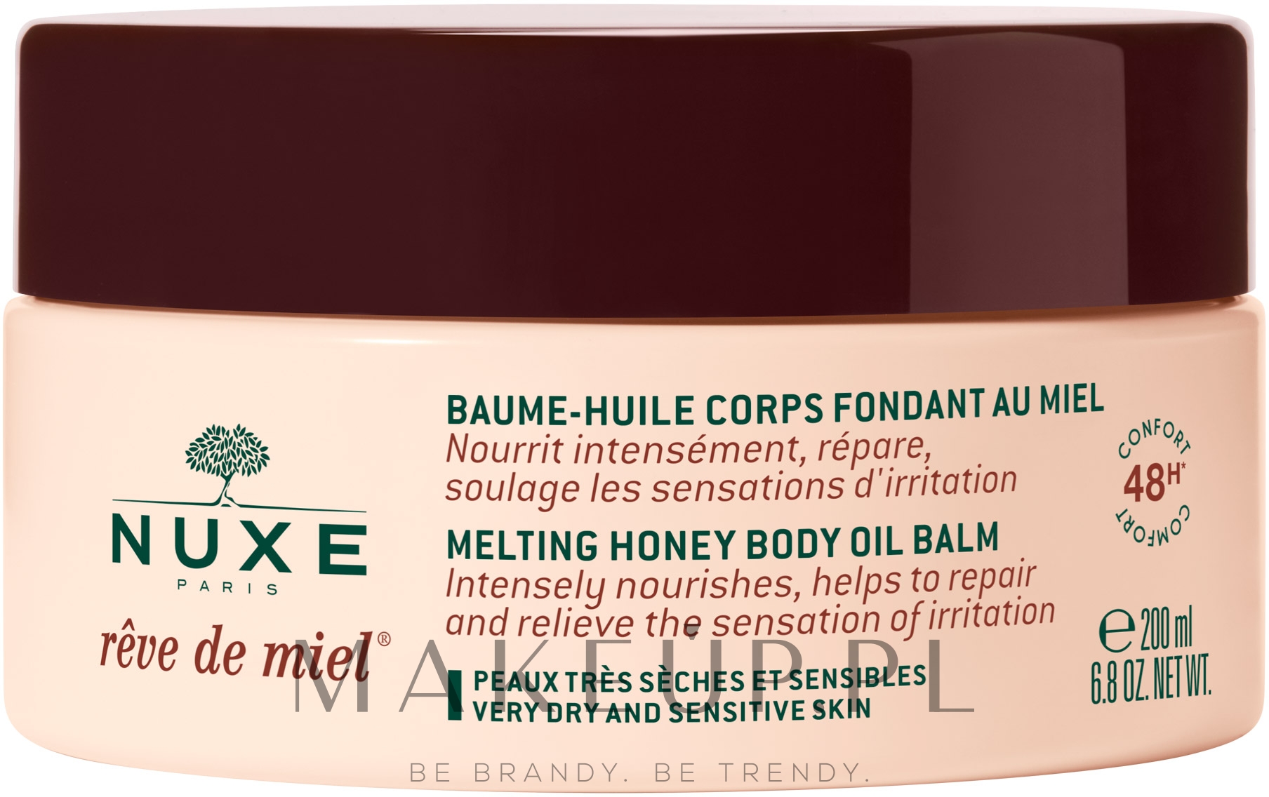 Miodowy balsam do ciała - Nuxe Reve de Miel Melting Honey Body Oil Balm — Zdjęcie 200 ml
