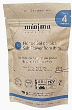 Kup Naturalny proszek do zębów w kompostowalnej papierowej torbie Słony kwiat z Ibizy - Minima Organics Natural Tooth Powder Salt Flower From Ibiza