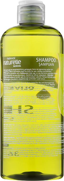 Szampon do włosów Oliwka - Farmasi Naturelle Olive Oil Shampoo — Zdjęcie N2