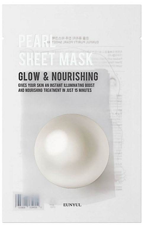 Koreańska maseczka do twarzy z perłami - Eunyul Purity Pearl Sheet Mask — Zdjęcie N1