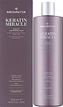 Jedwabisty płyn wygładzający włosy - Medavita Keratin Miracle Smoothing Fluid — Zdjęcie N2