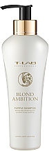 Kup Fioletowy szampon do korekcji koloru włosów blond - T-Lab Professional Blond Ambition Purple Shampoo
