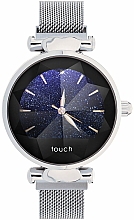 Kup Smartwatch damski, srebrny, stalowy - Garett Smartwatch Women Lisa