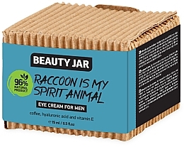 Krem pod oczy dla mężczyzn - Beauty Jar Raccoon Is My Spirit Animal Eye Cream For Men — Zdjęcie N3