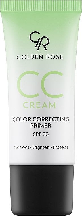 Korygujący krem CC do twarzy - Golden Rose CC Cream Color Correcting Primer SPF 30 — Zdjęcie N1