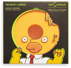 Kup Gąbka do makijażu Homer z głową pączka - Makeup Revolution The Simpsons Makeup Sponge Donut Head Homer