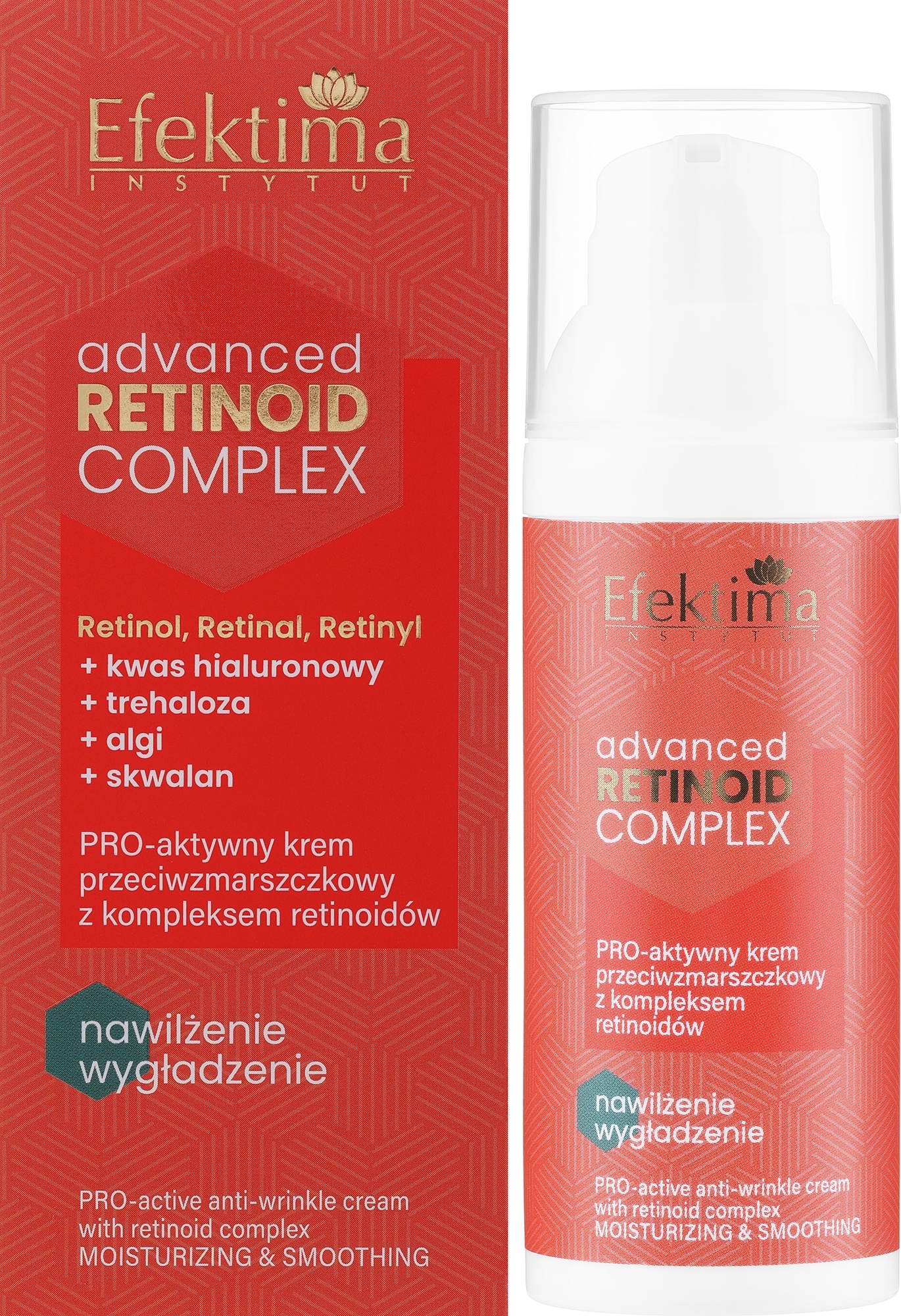 Pro-aktywny krem przeciwzmarszczkowy do twarzy - Efektima Advanced Retinoid Complex — Zdjęcie 50 ml