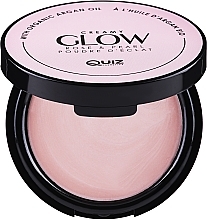 Kup Kremowy róż rozświetlający - Quiz Cosmetics Glow Compact Powder