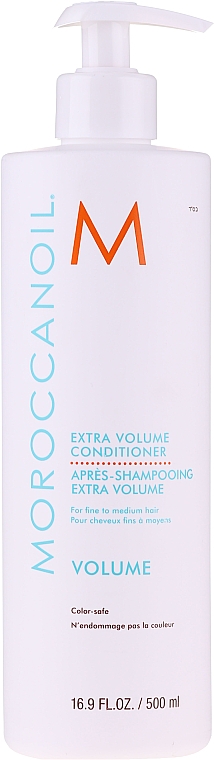 Zestaw do włosów - MoroccanOil Extra Volume Shampoo & Conditioner (shm 500 ml + cond 500 ml) — Zdjęcie N4