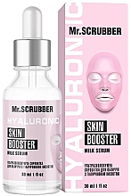 Ultranawilżające serum do twarzy z kwasem hialuronowym - Mr.Scrubber Face ID. Hyaluronic Skin Booster Milk Serum — Zdjęcie N1