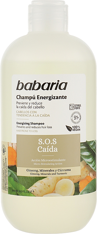 Szampon przeciw wypadaniu włosów - Babaria S.O.S Caida Shampoo