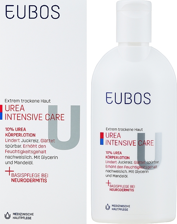 Liposomowe mleczko regenerujące do ciała z 10% mocznikiem - Eubos Med Dry Skin Urea 10% Lipo Repair Lotion — Zdjęcie N2