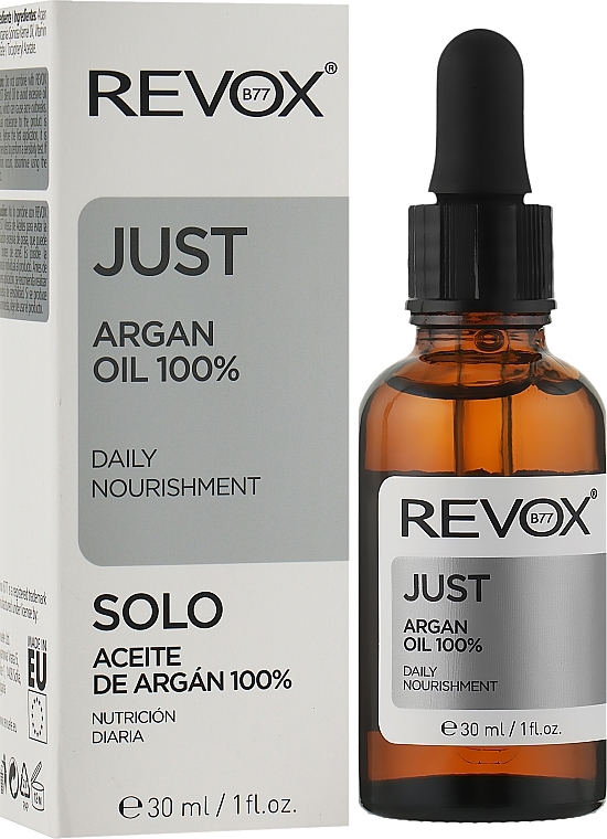 Olej arganowy - Revox Just 100% Natural Argan Oil  — Zdjęcie N2