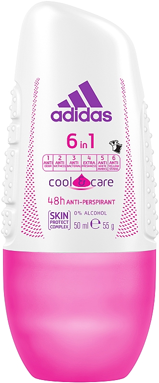 Antyperspirant w kulce - Adidas Cool & Care 6 in 1