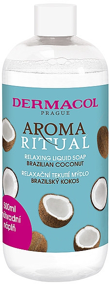 Mydło w płynie Brazylijski kokos - Dermacol Aroma Ritual Brazilian Coconut Relaxing Liquid Soap (uzupełnienie) — Zdjęcie N1