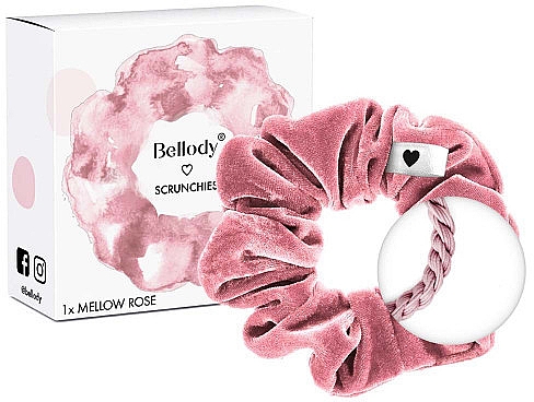 Gumka do włosów, mellow rose, 1 szt. - Bellody Original Scrunchie — Zdjęcie N2