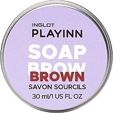 Kup Mydło do brwi, brązowe - Inglot Playinn Soap Brow Brown