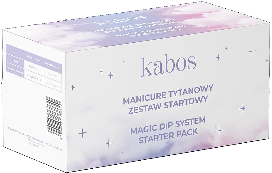 Zestaw do manicure tytanowego - Magic Dip System Magic Kiss Set — Zdjęcie N1