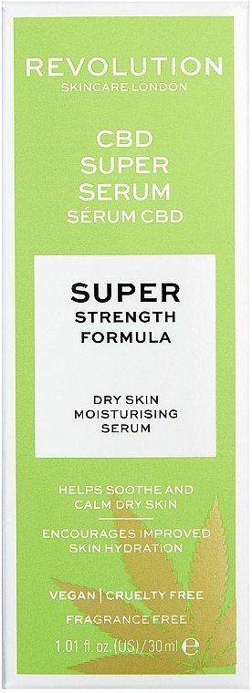 Nawilżające serum do twarzy - Revolution Skincare CBD Super Serum — Zdjęcie N2