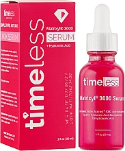Serum przeciwstarzeniowe do twarzy - Timeless Skin Care Serum Matrixyl 3000 + Hyaluronic Acid — Zdjęcie N2