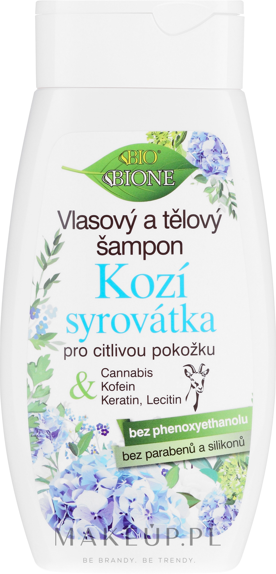 Szampon i żel do mycia ciała z kozim mlekiem - Bione Cosmetics Goat Milk Hair And Body Shampoo — Zdjęcie 260 ml