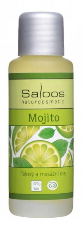 Oliwka do masażu ciała do skóry atopowej - Saloos Mojito Massage Oil — Zdjęcie N1