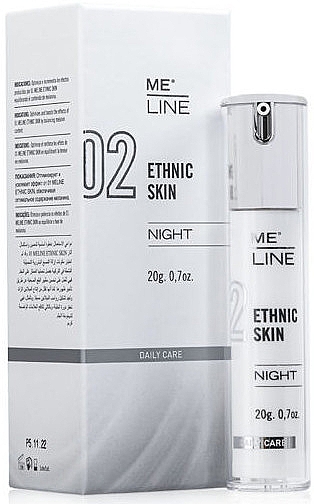 Emulsja depigmentująca na noc dla fototypów IV-VI - Me Line 02 Ethnic Skin Night — Zdjęcie N1
