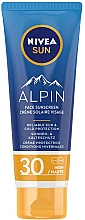Ochronny krem do twarzy SPF 30 - Nivea Sun Alpin Sun Cream for Face SPF 30+ — фото N1