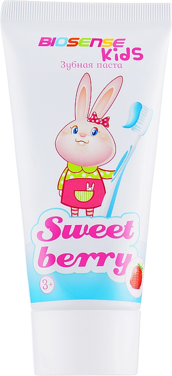 Pasta do zębów dla dzieci Słodka jagoda - Bioton Cosmetics Biosense Sweet berry