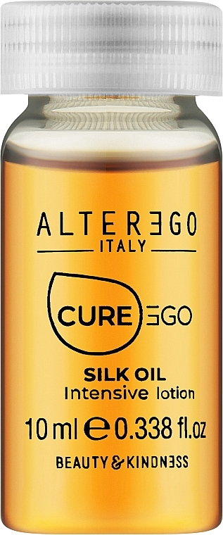 Ampułki do włosów niesfornych i puszących się - Alter Ego CureEgo Silk Oil Intensive Treatment — Zdjęcie N2