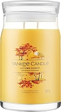 Kup Świeca zapachowa w słoiku Autumn Sunset, 2 knoty - Yankee Candle Singnature 