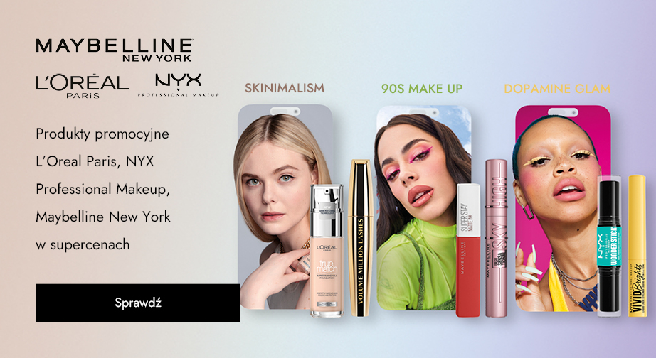 Promocja L'Oreal Paris, NYX Professional Makeup, Maybelline New York