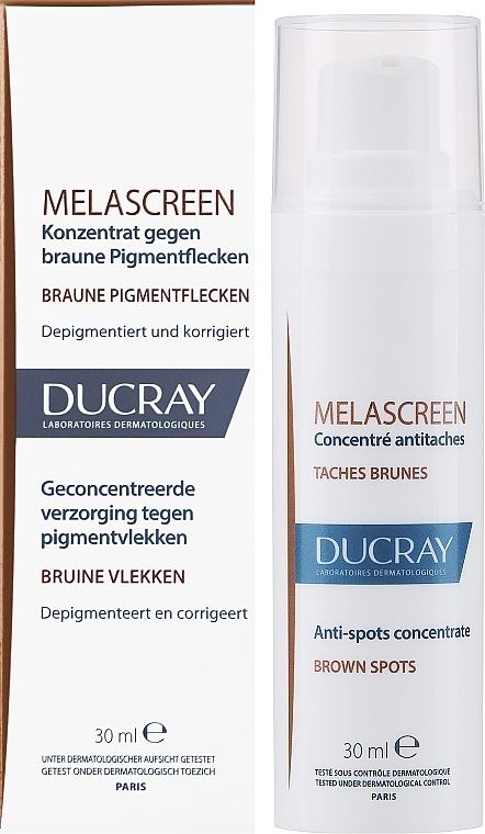 Koncentrat do depigmentacji twarzy - Ducray Melascreen Anti-spot Concentrate — Zdjęcie N2