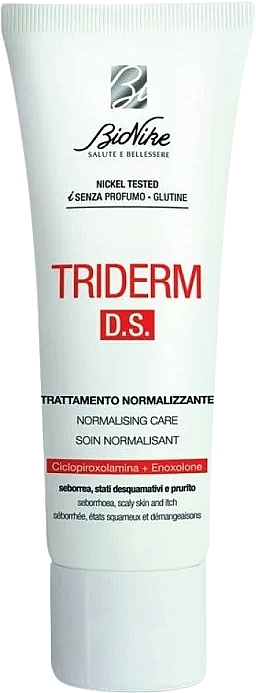 Uspokajający krem do twarzy - BioNike Triderm DS Trattamento Normal — Zdjęcie N1