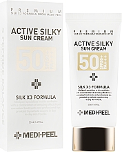 Kup Krem przeciwsłoneczny do twarzy, rąk i dekoltu - MEDIPEEL Active Silky Sun Cream SPF50 + /PA + + +