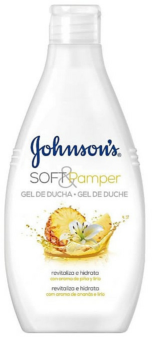 Żel pod prysznic - Johnson’s® Soft & Pamper Pineapple And Lily — Zdjęcie N1