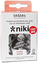 Kup Wymienny wkład do zapachu do samochodu - Mr&Mrs Niki Cedar Wood Refill