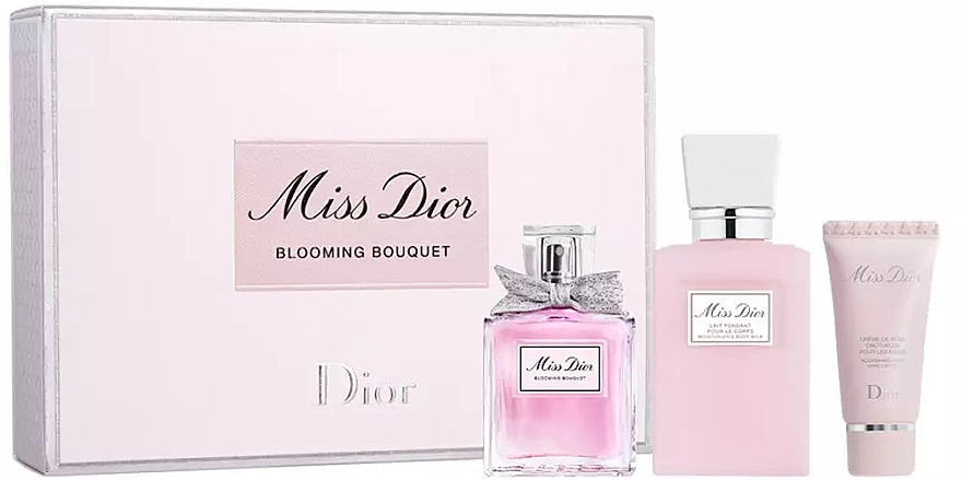 Dior Miss Dior Blooming Bouquet 2023 - Zestaw (edt 50 ml + b/lot 75 ml + h/cr 20 ml) — Zdjęcie N1