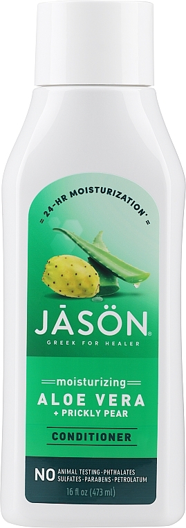 Intensywnie nawilżająca odżywka do włosów Aloes - Jason Natural Cosmetics Moisturizing 84% Aloe Vera Conditioner — Zdjęcie N1