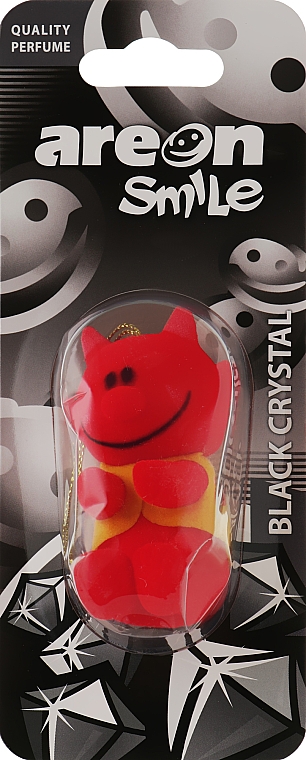 Zapachowa zawieszka do samochodu - Areon Smile Toys Black Crystal — Zdjęcie N1